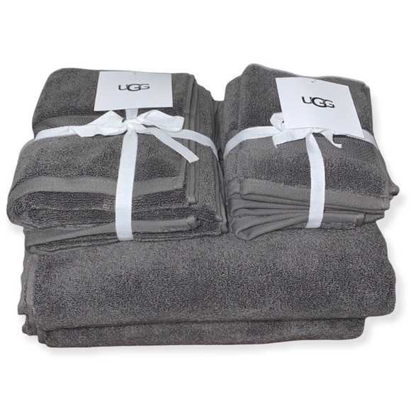 UGG PASHA 100% Cotton Towels Set, 8-Piece, Luxury, Bath Hand Washcloths - Picture 3 of 15